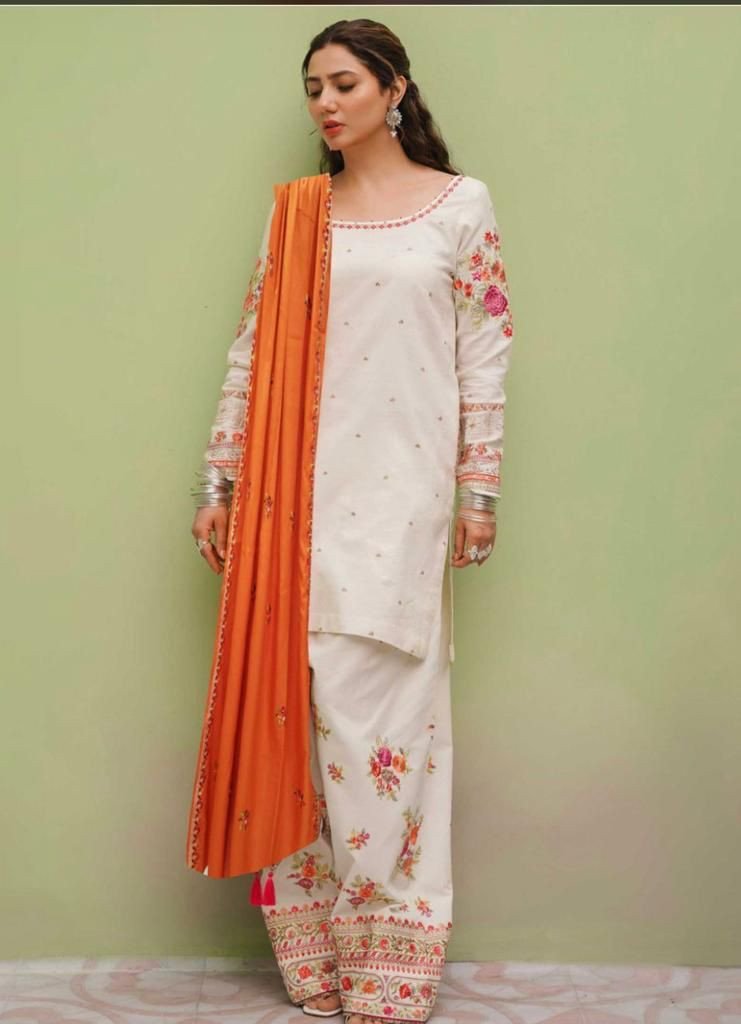 CoCo By ZaraShahjhan Luxury Embroidered Dhanak 3 Piece Winter Collection 2025 Premium Heavy Embroidered Shawl Suit